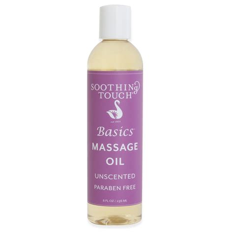 Soothing Touch Basics Unscented Massage Oil 8 Ounce