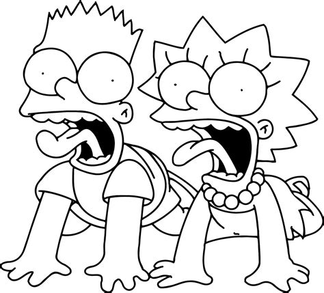 Printable Simpsons Coloring Pages