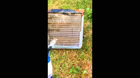 Cleaning An Evaporator Coil Youtube