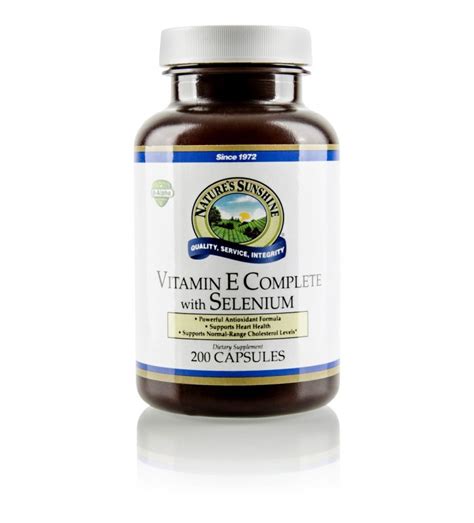 Vitamin E Complete Wselenium 200 Softgel Caps