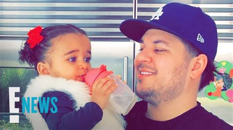 rob kardashian shares rare photo of daughter dream e news youtube