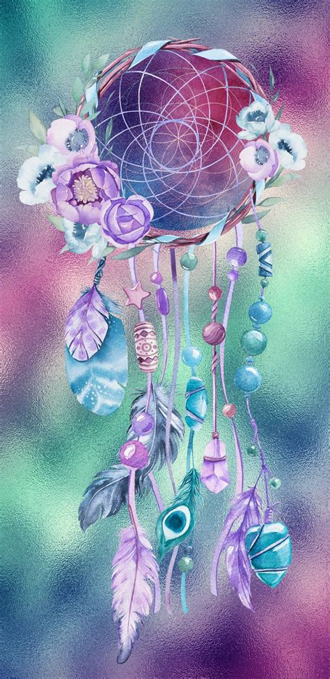 Colorful pastel wallpaper for phone. Dreamcatcher | Dream catcher wallpaper iphone ...