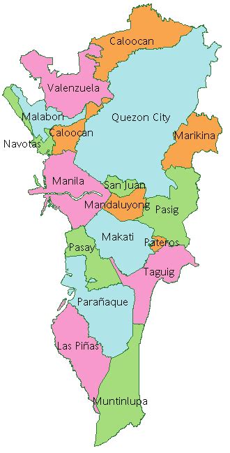 A Map Of Ncr With City Labels Download Scientific Diagram