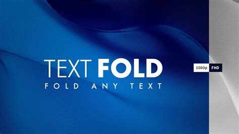 Also if you have a little budget and are looking for really good after effects text animation check out the templates below. After Effects Template - Text Fold - YouTube