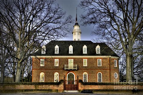Colonial Williamsburg Capitol Building Photograph By Gene Bleile