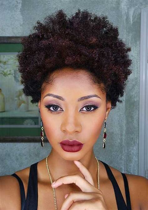 15 Best Short Natural Hairstyles For Black Women Short Hairstyles
