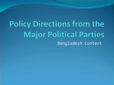 Ppt Bangladesh Context National Socio Political Environment Bangladesh Has A Multiparty