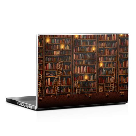Laptop Lid Skin Library By Vlad Studio Decalgirl
