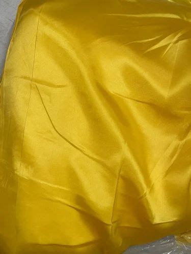 Plain Yellow Ultra Satin Fabric Gsm 150gsm 20g At Rs 26meter In Surat