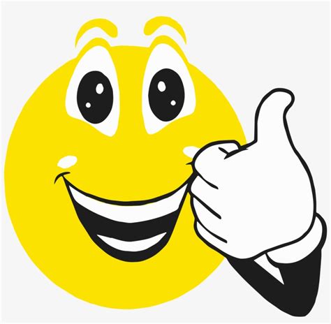 Smiley Face Clip Art Thumbs Up Happy Smiley Face Clipart Transparent Png X Free