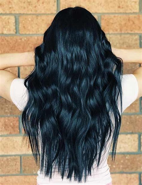 20 Amazing Blue Black Hair Color Looks Blue Black Hair Dye Dark Brown Hair Color Ombre Hair