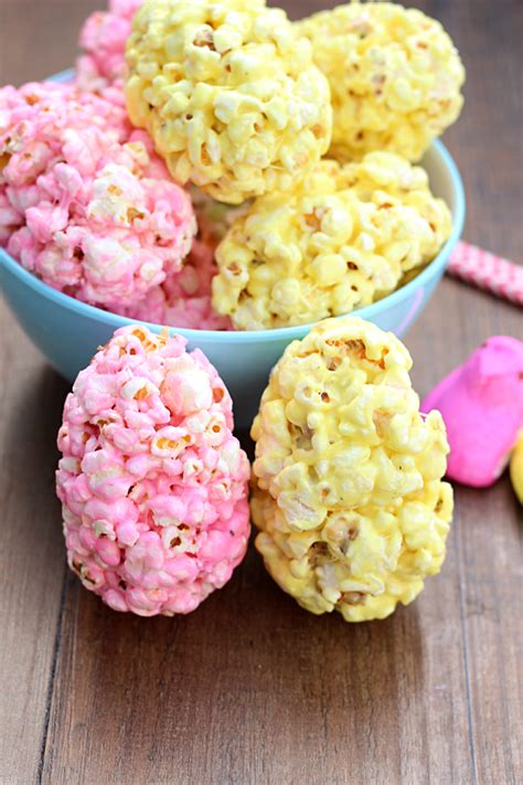 See more ideas about desserts, pudding recipes, dessert recipes. Peeps Marshmallow Popcorn Eggs - Whats Cooking Love ...