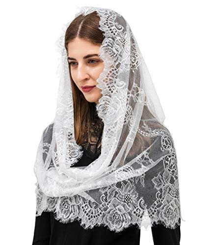 Pamor Spanish Style Lace Traditional Vintage Inspired Infinity Shape