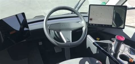 Tesla Semi Cabins Model 3 Inspired Elements Showcased In