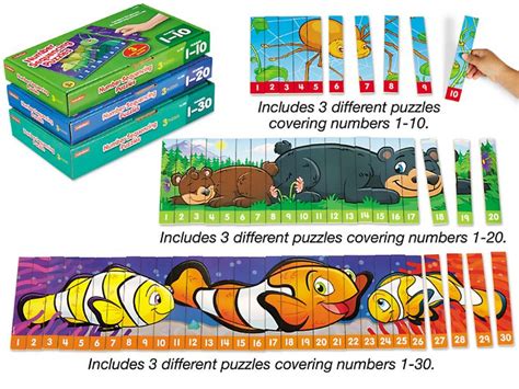 Number Sequencing Puzzles Complete Set At Lakeshore Learning Puzzle
