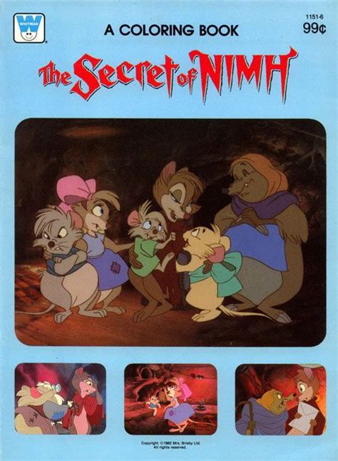 Secret Of Nimh The Coloring Book Coloring Books At Retro Reprints