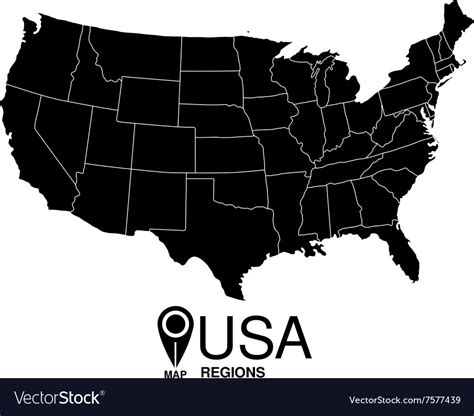 United States Map Vector Free Usa Outline Vector At Getdrawings Bodenewasurk