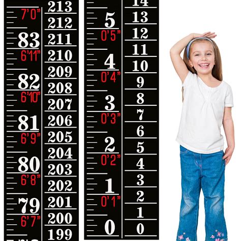 Buy Growth Chart Height Indicator Tape Ruler Height Growth Chart Ruler