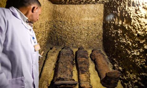 Tomb Containing 50 Mummies Uncovered In Egypt Egypt The Guardian