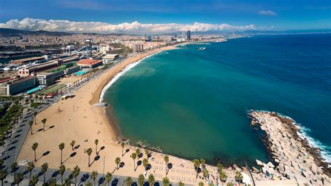 Barceloneta Beach Spain Beach Of Barcelona Barceloneta District And