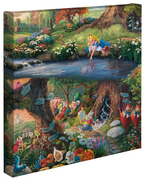Disney Alice In Wonderland 14 X 14 Gallery Wrapped