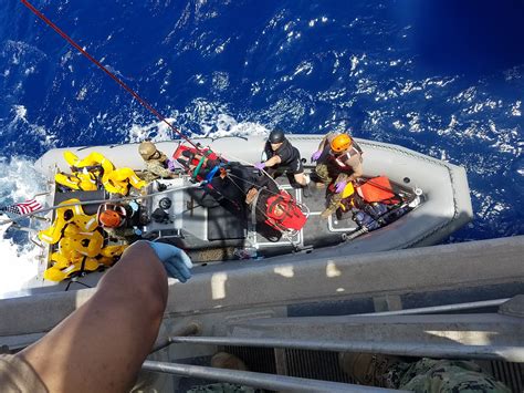 U S Navy Ship That Rescued People From Deadly Shipwreck Is Still At Sea As Italy Refuses