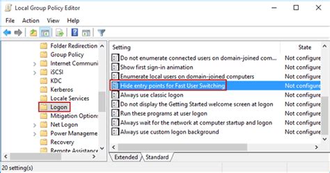 How To Enabledisable Fast User Switching Windows 10