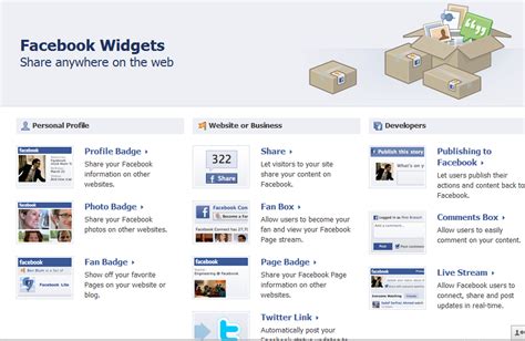 Facebook Widgets