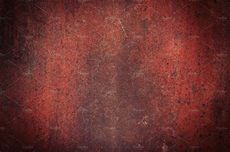 Red Scratched Metal Texture Abstract Stock Photos Creative Market