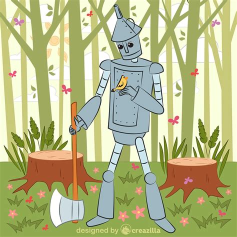 Tin Man Wizard Of Oz Cartoon