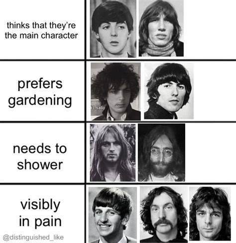 Beatles And Pink Floyd Meme Musician Humor The Beatles Music Memes