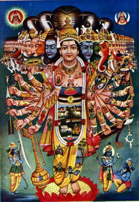 Lord Vishnu Virat Swaroop Lord Vishnu Wallpapers Hindu Art God