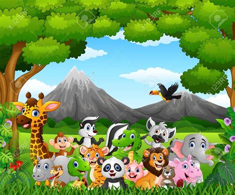 Free Cartoon Jungle Animal 15 Free Hq Online Puzzle