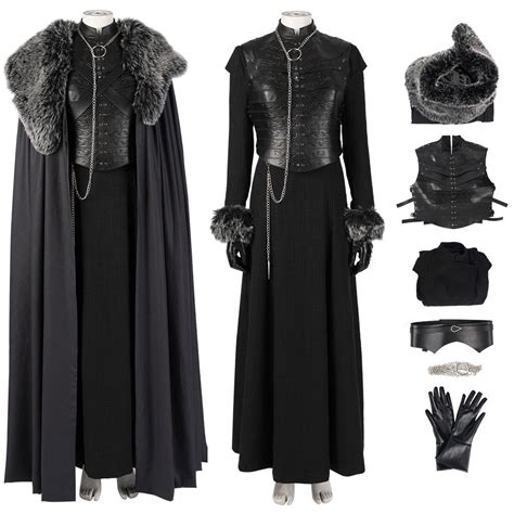 Game Of Thrones Season 8 Arya Stark Cosplay Costume Xzw190276 Game Of