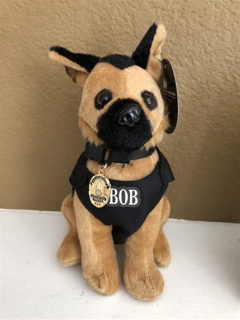 Bob Cvpd Plush K9 Dog Chula Vista Police Foundation