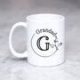 Grandad Initial Name Monogram Personalised Mug By Chips Sprinkles Notonthehighstreet Com