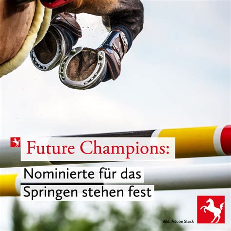 Future Champions Nominierte F R Das Springen Pferdesportverband