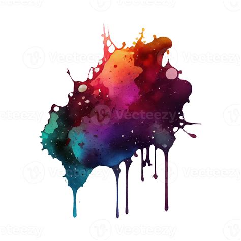 Free Watercolor Stain In Colorful 21179778 Png With Transparent Background