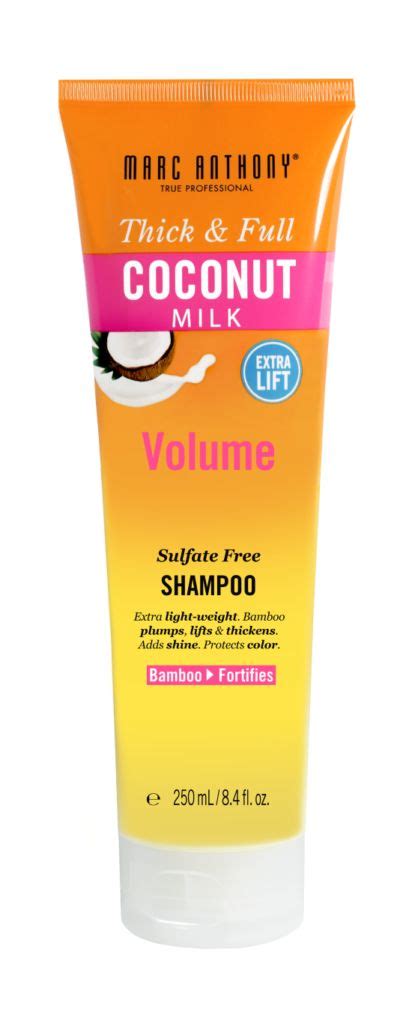 Thick And Full Coconut Milk Volume Volumizing Shampoo Marc Anthony True Professionalmarc
