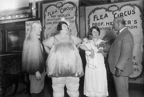 1920s Circus Sideshow Freaks Giant Man And Fat Women Photo Photographic Images Rfe Ie