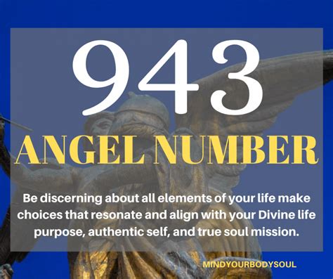 It is not an uncommon occurrence to see the same numbers several times over. 943 Angel Number: Why Do You See It? - Mind Your Body Soul