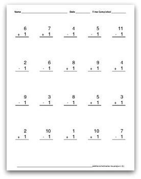 In this grade 3 mathematics video lesson we will be teaching you about addition and subtraction. Math Worksheets: Addition & Subtraction, Mixed: 1 (20 per ...
