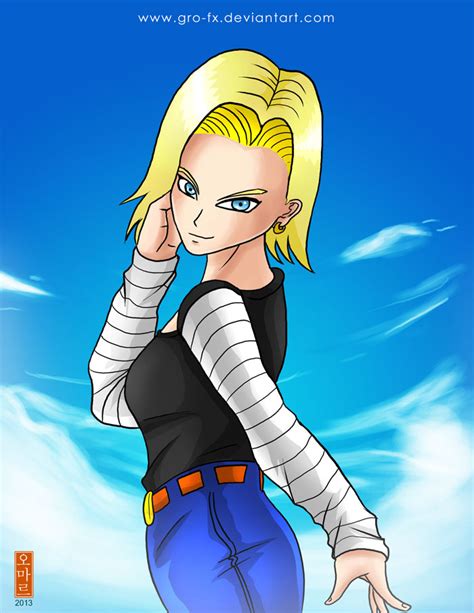 Fanartandroid 18 By Gro Fx On Deviantart