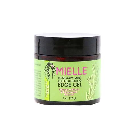 Mielle Organics Rosemary Mint Strengthening Edge Gel Sleek Nourished