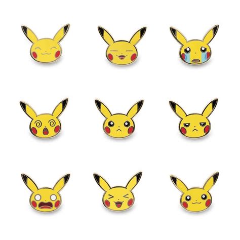 Pikachu Lanyard And Mini Pokémon Pins 9 Pack Pokémon Center Uk Official Site