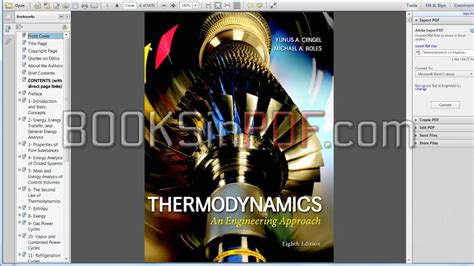 Shed the societal and cultural. Thermodynamics: An Engineering Approach 8th Edition PDF on ...
