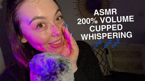 Asmr 200 Volume Cupped Whispering Ramble Mouth Sounds Youtube