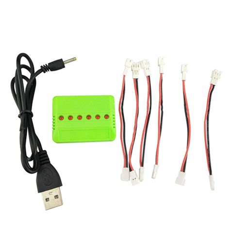 Wltoys V911 V911 2 Rc Helicopter Spare Parts 6 In 1 Usb Charger And