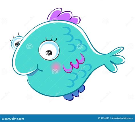 Cartoon Fish Stock Photos Image 9874613
