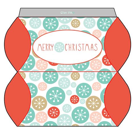 Best Free Printable Christmas Gift Box Template Printablee Com A My